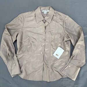 Barrie‎ Pace 100% Silk Blouse Work